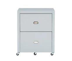 Kari Gray 2-Drawer Rolling Filing Cabinet -Best Furniture Store 810543238 3