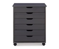 Craft Mate Wide Gray 6-Drawer Rolling Storage Cart -Best Furniture Store 810543297 3
