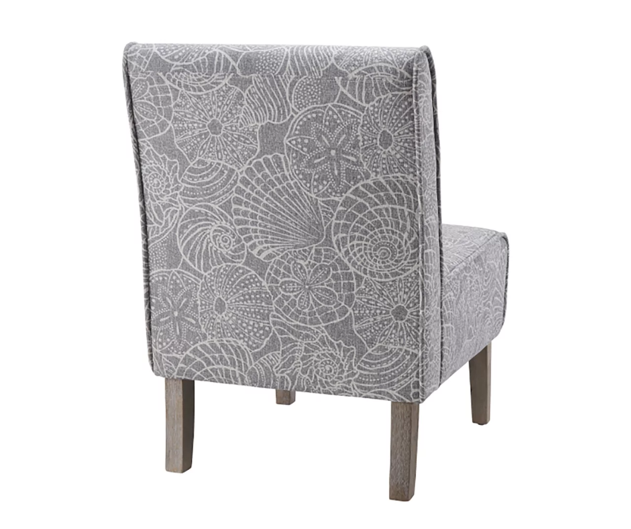 Jane Dark Gray Upholstered Coastal Slipper Chair 5 Jane Dark Gray Upholstered Coastal Slipper Chair - Image 5