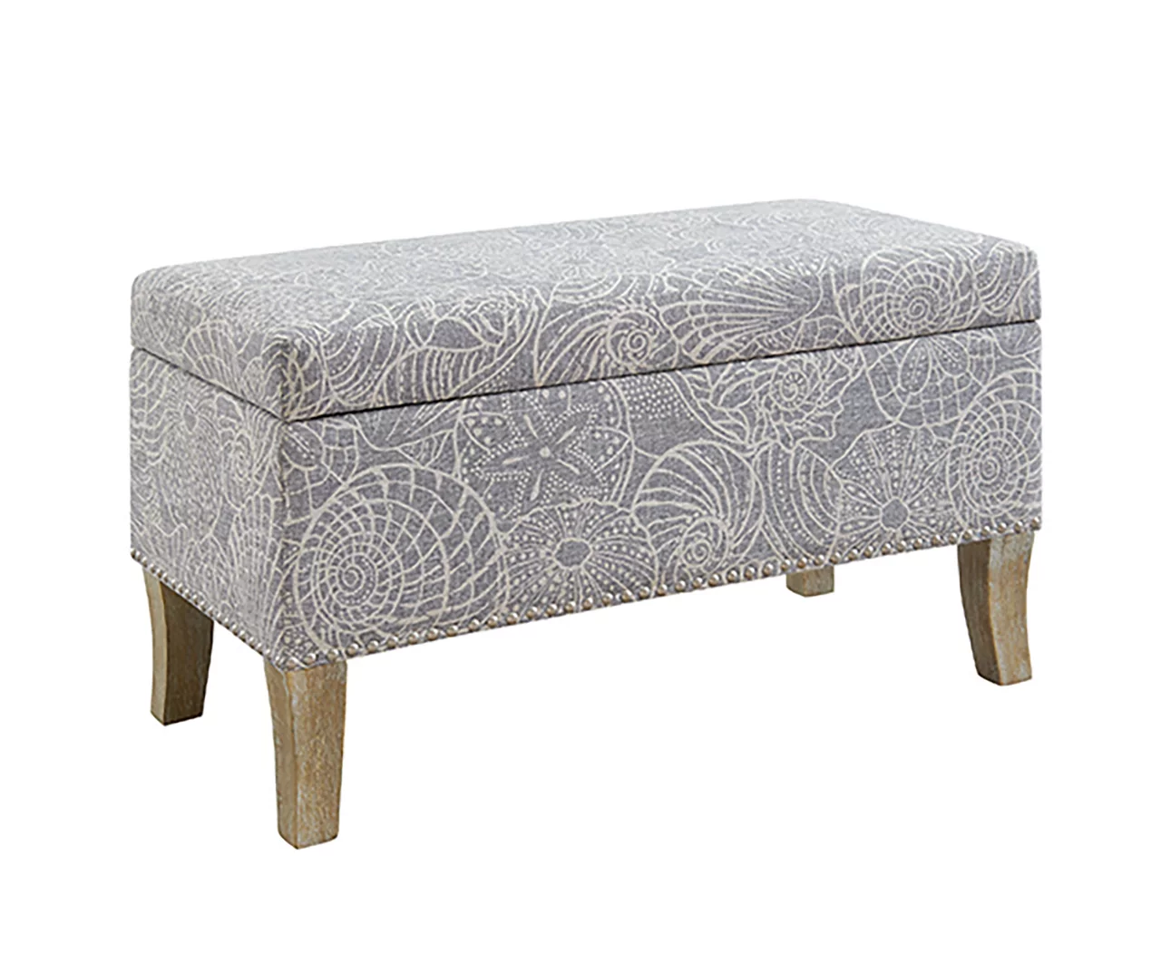 Lisa Seashell Storage Ottoman 1 Lisa Seashell Storage Ottoman