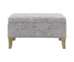 Lisa Seashell Storage Ottoman 7 Lisa Seashell Storage Ottoman -Best Furniture Store 810543334 3