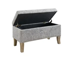 Lisa Seashell Storage Ottoman 9 Lisa Seashell Storage Ottoman -Best Furniture Store 810543334 5