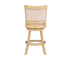 Graham Light Gray Padded Swivel Counter Stool 16 Graham Light Gray Padded Swivel Counter Stool -Best Furniture Store 810543337 A0 5