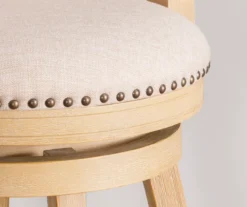 Graham Light Gray Padded Swivel Counter Stool 12 Graham Light Gray Padded Swivel Counter Stool -Best Furniture Store 810543337 B8