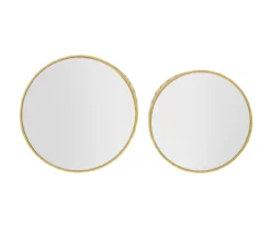 Asher Gold 2-Piece Pierced Metal Nesting Table Set -Best Furniture Store 810543376 A6 3