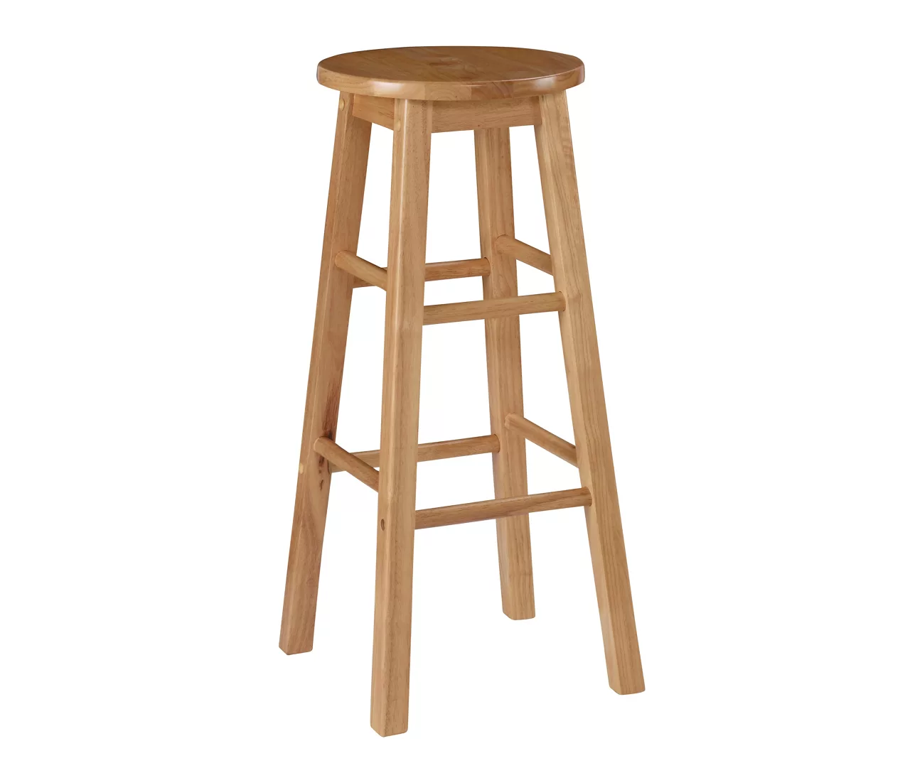 Hue 29" Natural Round Wood Bar Stool 1 Hue 29" Natural Round Wood Bar Stool