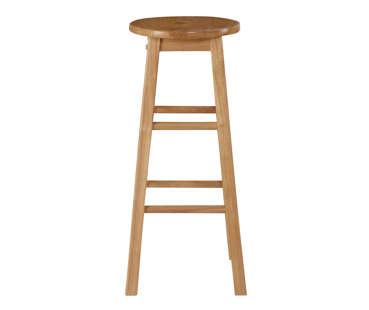 Hue 29" Natural Round Wood Bar Stool 4 Hue 29" Natural Round Wood Bar Stool - Image 4