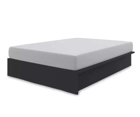 DHP Micah Gray Linen Queen Platform Bed 1 DHP Micah Gray Linen Queen Platform Bed