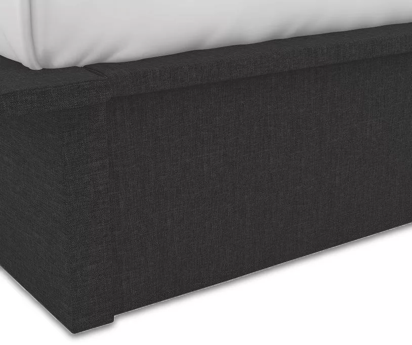 DHP Micah Gray Linen Queen Platform Bed 6 DHP Micah Gray Linen Queen Platform Bed - Image 6