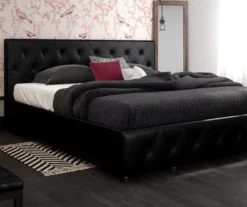 DHP Dana Faux Leather Upholstered Bed With Storage -Best Furniture Store 810543731 3