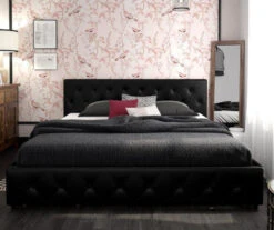 DHP Dana Faux Leather Upholstered Bed With Storage -Best Furniture Store 810543731 4