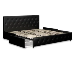 DHP Dana Faux Leather Upholstered Bed With Storage -Best Furniture Store 810543731 5