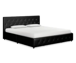 DHP Dana Faux Leather Upholstered Bed With Storage -Best Furniture Store 810543731 6