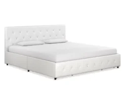 DHP Dana Faux Leather Upholstered Bed With Storage -Best Furniture Store 810543732 1
