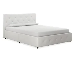DHP Dana Faux Leather Upholstered Bed With Storage -Best Furniture Store 810543734 1