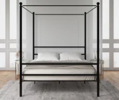 DHP Kate Black Metal Full Canopy Bed -Best Furniture Store 810543780 5