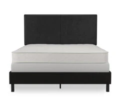 Atwater Living DHP Jazmine Black Faux Leather Upholstered Bed -Best Furniture Store 810543812 3