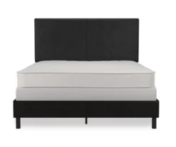 Atwater Living DHP Jazmine Black Faux Leather Upholstered Bed -Best Furniture Store 810543813 3