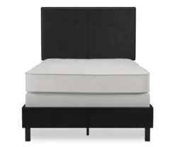Atwater Living DHP Jazmine Black Faux Leather Upholstered Bed -Best Furniture Store 810543814 3