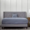 Brookside Isabelle Upholstered Wingback Bed
