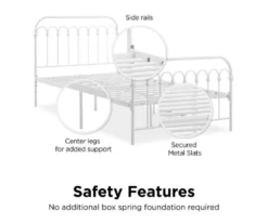 Novogratz Bright Pop Metal Bed -Best Furniture Store 810548771 4