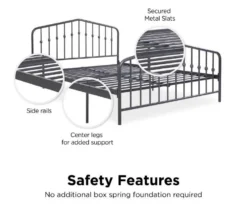 Navogratz Bushwick Metal Bed -Best Furniture Store 810548775 5