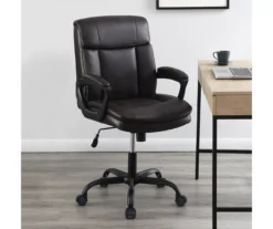 Real Living Faux Leather Office Chair -Best Furniture Store 810559968