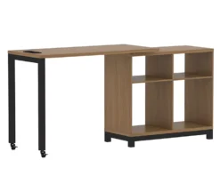 Seven Hills Acorn Metal & Melamine 4-Cube Pivot Desk With USB Charging -Best Furniture Store 810561090 3