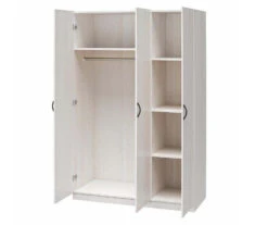 Ivory Oak 3-Door Storage Wardrobe -Best Furniture Store 810561398 21