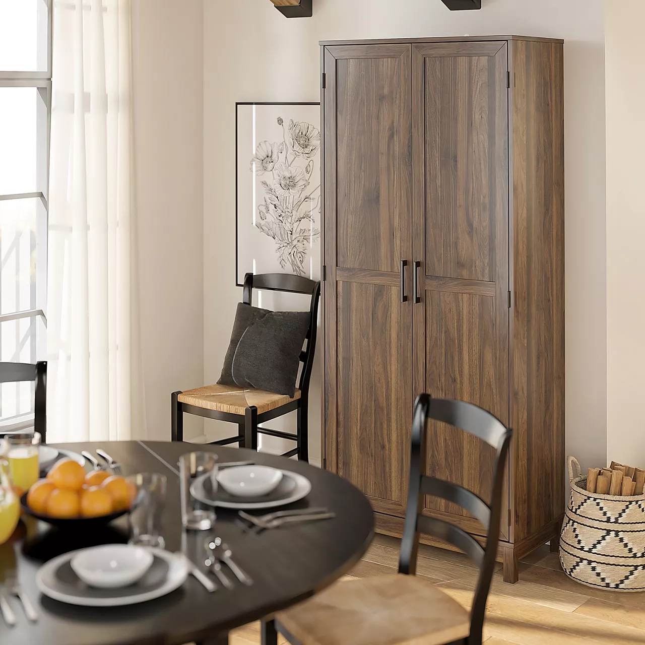 Seven Hills Columbia Walnut 2-Door Storage Cabinet 4 Seven Hills Columbia Walnut 2-Door Storage Cabinet - Image 4