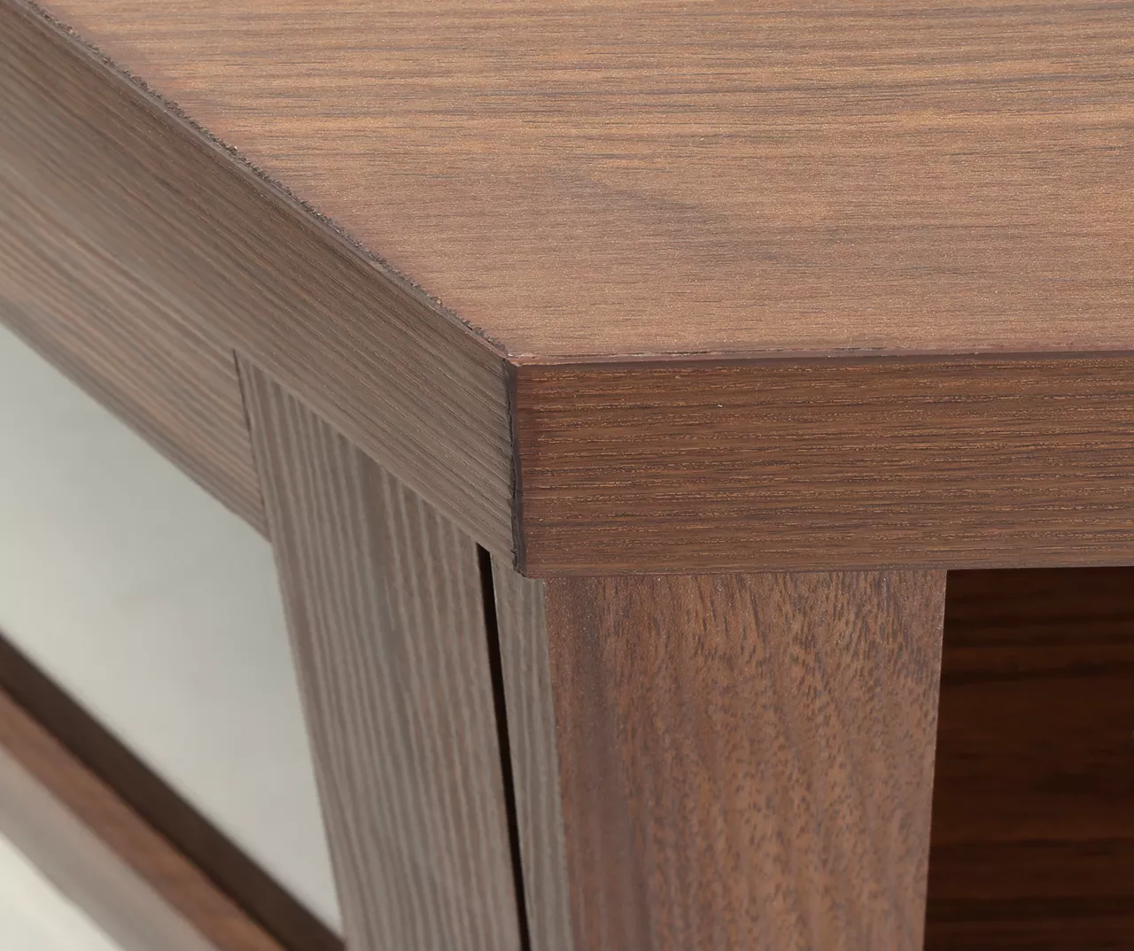 48" Brown Corner Electric Fireplace Console 3 48" Brown Corner Electric Fireplace Console - Image 3