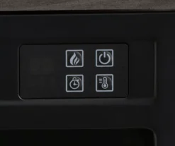 54" Gray Electric Fireplace Console -Best Furniture Store 810570726 3