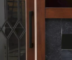 66" Heirloom Cherry Electric Fireplace Console -Best Furniture Store 810570830 1 1