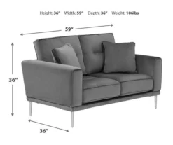 Signature Design By Ashley Macleary Loveseat -Best Furniture Store 810573760 5