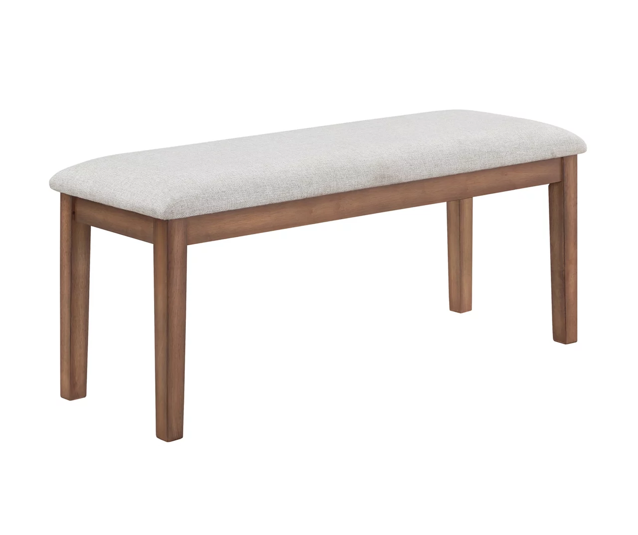 Marley Light Walnut Upholstered Dining Bench 1 Marley Light Walnut Upholstered Dining Bench