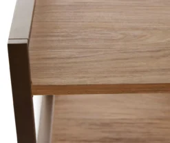 Medium Mango 2-Shelf Writing Desk -Best Furniture Store 810583081 2