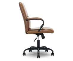 Camel Brown Vegan Leather Office Chair -Best Furniture Store 810583520 A2 2