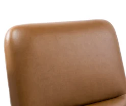 Camel Brown Vegan Leather Office Chair -Best Furniture Store 810583520 A8 3