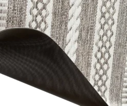 Gray & White Geo Stripe PVC Desk Mat, (34" X 47") -Best Furniture Store 810586481 2