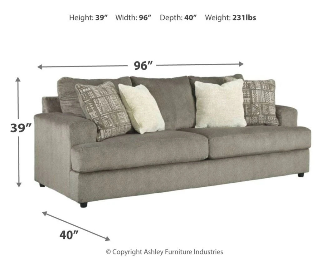 Soletren Ash Queen Sleeper Sofa 10 Soletren Ash Queen Sleeper Sofa - Image 10