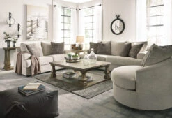 Signature Design By Ashley Soletren Queen Sleeper Sofa -Best Furniture Store 810587415 810587463 810587414 2