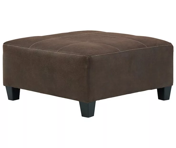 Signature Design By Ashley Navi Faux Leather Oversized Accent Ottoman 2 Signature Design By Ashley Navi Faux Leather Oversized Accent Ottoman - Image 2