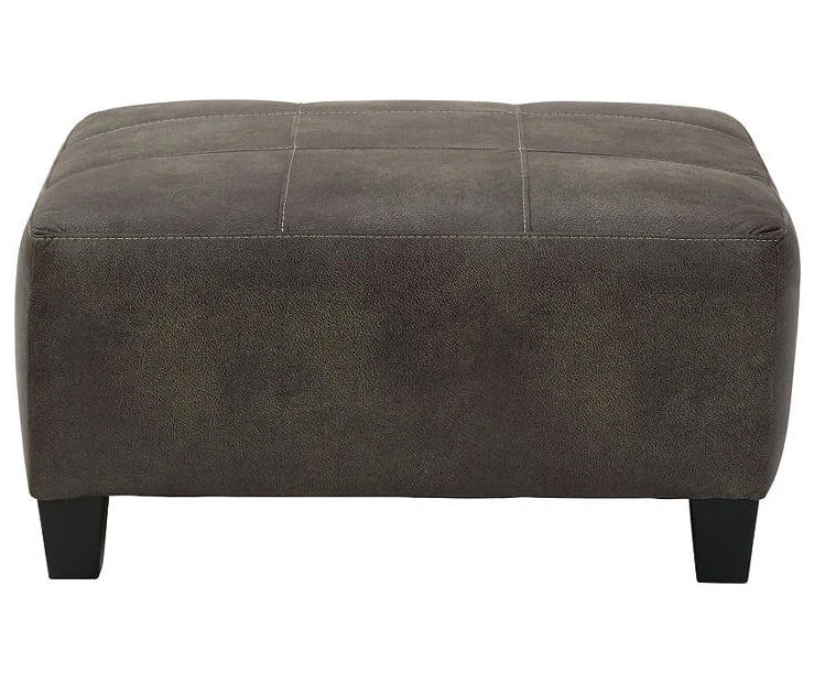 Signature Design By Ashley Navi Faux Leather Oversized Accent Ottoman 4 Signature Design By Ashley Navi Faux Leather Oversized Accent Ottoman - Image 4