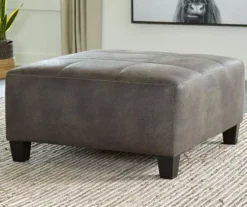 Signature Design By Ashley Navi Faux Leather Oversized Accent Ottoman 10 Signature Design By Ashley Navi Faux Leather Oversized Accent Ottoman -Best Furniture Store 810587441 4