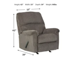 Dorsten Slate Rocker Recliner -Best Furniture Store 810587469 81 1