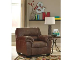 Signature Design By Ashley Bladen Faux Leather Armchair -Best Furniture Store 810587481 1 1