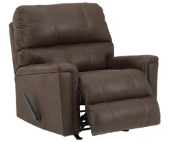 Navi Chestnut Faux Leather Rocker Recliner -Best Furniture Store 810587485 4
