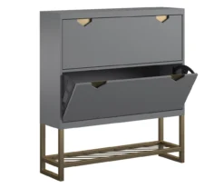 CosmoLiving Brielle Entryway Shoe Storage Cabinet -Best Furniture Store 810589010 4