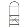 Vivinne Gray 5-Shelf Bookcase