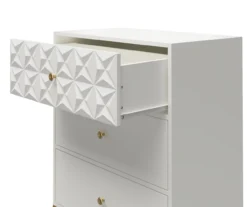 Blair White 3-Drawer Dresser -Best Furniture Store 810589237 1